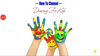 Elephant drawing for kids : painting for kids