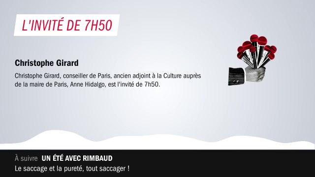 Christophe Girard, conseiller de Paris : Quand on est adjoint à la Culture à la mairie de Paris, on a comme rôle de rencontrer les artistes sans leur demander leur casier judiciaire