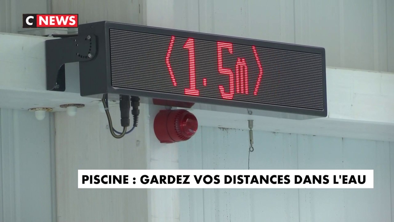 Piscine : des caméras intelligentes pour respecter les distances