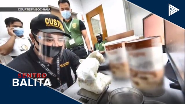 P4.5-M halaga ng shabu na inilagay sa wafer tin cans, nasabat ng BOC sa NAIA