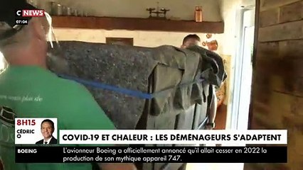 Entre chaleur, masques et COVID-19, l'été se transforme en enfer pour les déménageurs qui doivent continuer à travailler malgré les difficultés