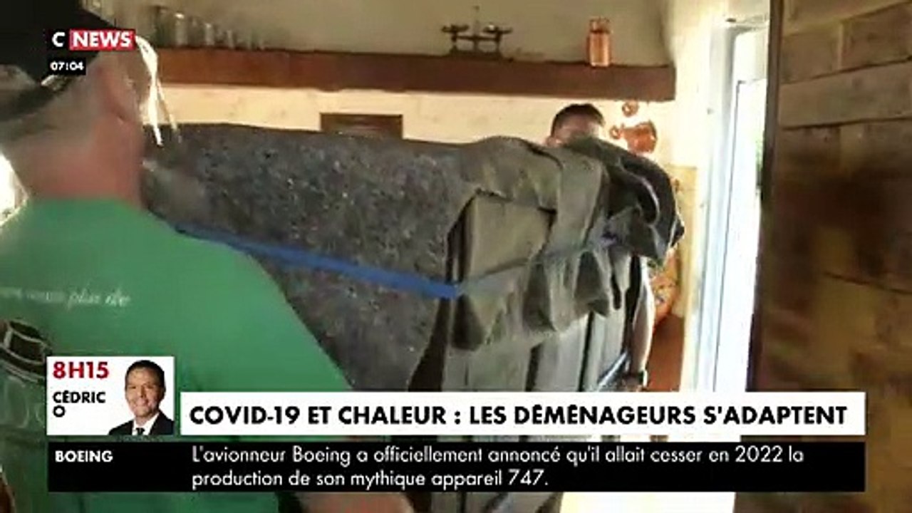 Entre chaleur, masques et COVID-19, l'été se transforme en enfer pour les déménageurs qui doivent continuer à travailler malgré les difficultés