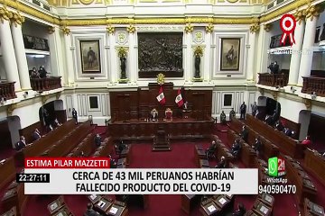 Mazzetti: 43 mil personas habrían fallecido en pandemia, la mayoría por COVID-19