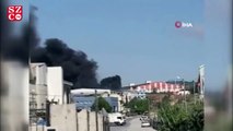 Esenyurt'ta kauçuk fabrikasında yangın