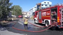 Esenyurt’ta fabrika bahçesinde çıkan yangın söndürüldü - İSTANBUL