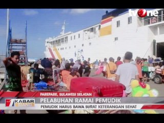 Pelabuhan Pare-pare Ramai Pemudik