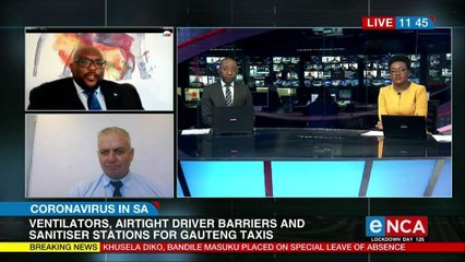 Ventilators, driver barriers and sanitisers for local taxis
