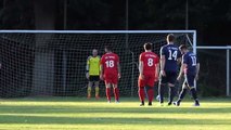 Verschossener Elfmeter von Vatan Herzberg gegen den 1. FC Freiheit