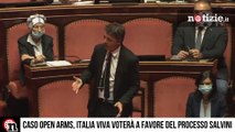 Caso Open Arms, Renzi vota a favore del processo a Salvini: ecco perché