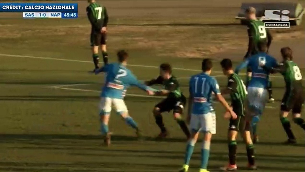 Claudio Manzi, capitaine buteur des U19 du Napoli