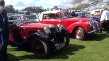 Classic car display Calke Abbey
