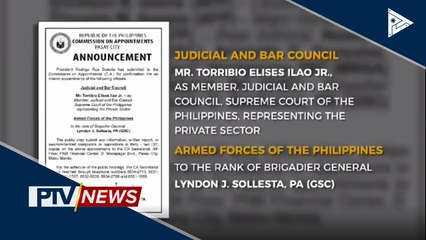 Pangalan ng ilang opisyal ng pamahalaan, isinumite na sa CA