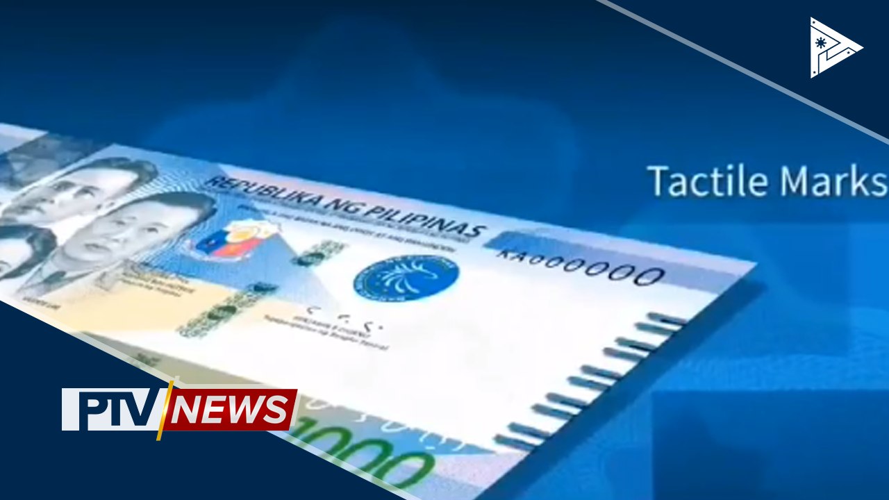 Upgraded design ng Philippine peso bills, may mga karagdagang security features