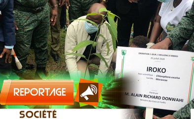 Opération “ 1 jour 5 millions d’arbre “ Donwahi engage la restauration du couvert forestier