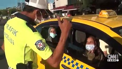 Taksilere koronavirüs denetimi | Video