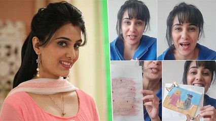 सई लोकूरच्या बहिणीने तिच्यासाठी बनवला एक स्पेशल ग्रीटिंग कार्ड