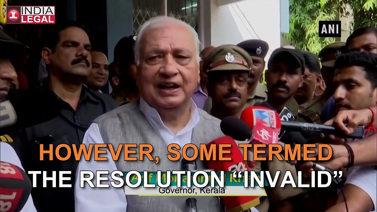 Kerala’s anti-CAA resolution is only a 'request' to the Centre to withdraw the controversial Act