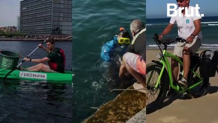 Trois initiatives citoyennes (et sportives) pour nettoyer les mers