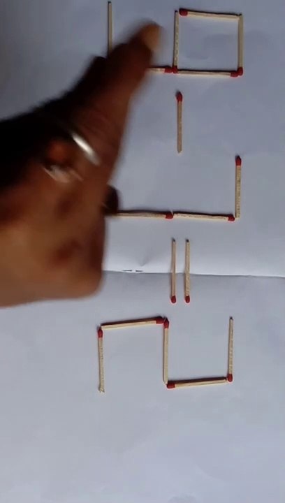 Maths Matchis stick  deshi jadu