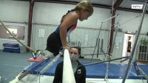 8 y/o gymnast born without legs scores a perfect 10 in overcoming obstacles