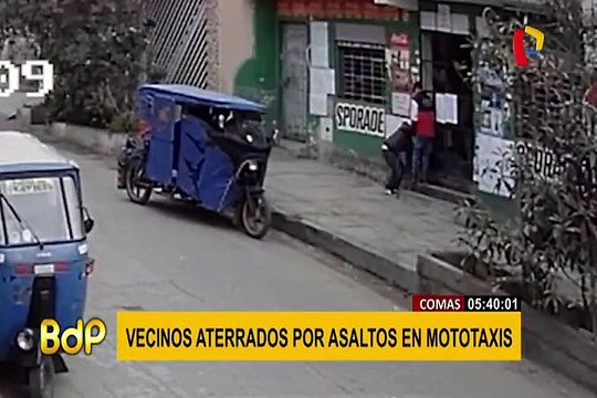 Comas: asaltos en mototaxi siembran el terror en vecinos