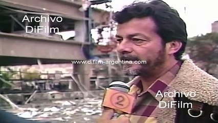 Coche bomba explota en un edificio centrico de Peru 1992