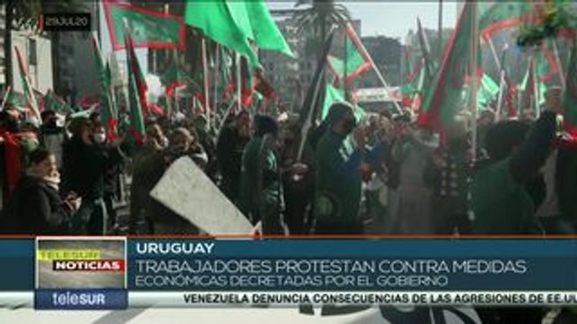 Uruguay: trabajadores públicos rechazan recortes presupuestarios