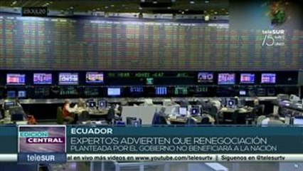 Download Video: Ecuador: tenedores de bonos buscan bloquear renegociación de la deuda