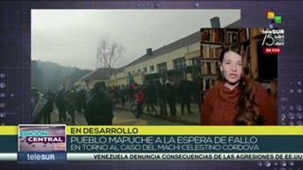 Pueblo mapuche espera fallo sobre caso del machi Celestino Córdova