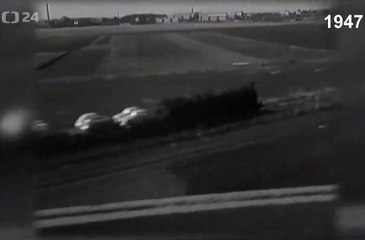 Archiv ČT24: Vozidla a vozítka: Vlak vozů Minor míří do Holandska (1947)