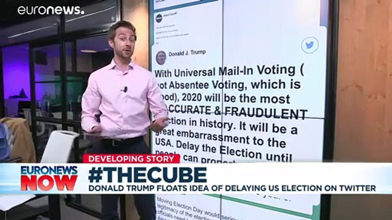 Trump floats idea of presidential election delay in tweet