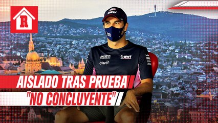 Checo Pérez está aislado tras prueba "no concluyente" de Covid-19
