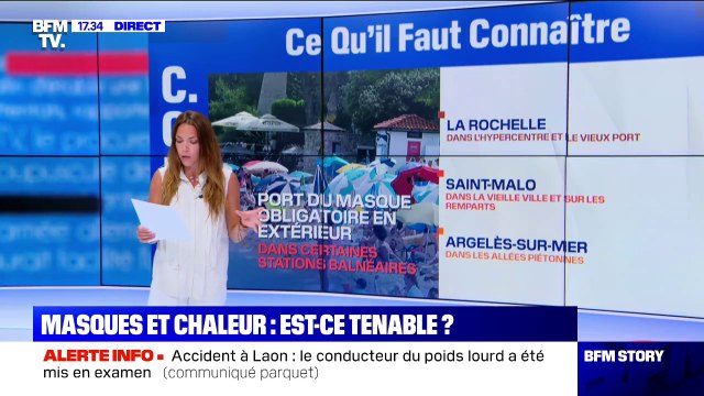 Dans quelles villes le port du masque est-il obligatoire dans la rue?
