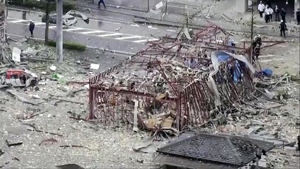 일본 후쿠시마현 음식점 폭발 사고 19명 사상 / YTN