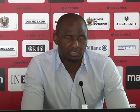Nice - Vieira : Content des recrues, on va avoir un effectif pour la coupe d'Europe