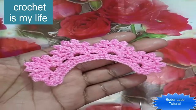 How To Make Crochet Amigurumi Boder Lace Tutorial English Free Pattern For Beginner's