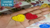 How To Make Crochet Amigurumi Small Heart Tutorial English Free Pattern For Beginner's