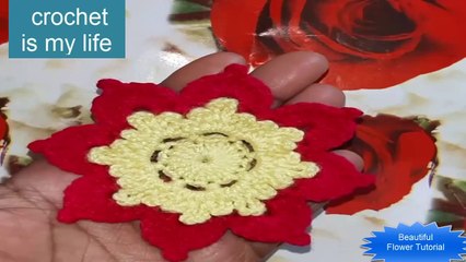 How To Make Crochet Amigurumi Beautiful Flower Tutorial English Free Pattern For Beginner's