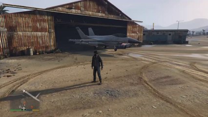 Easy way to get a fighter jet for all 3 GTA V PS4