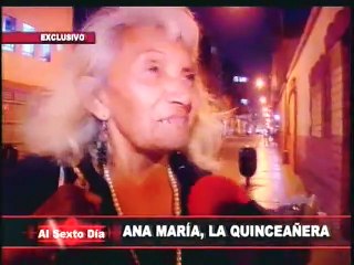 Ana María, La quinceañera: cruda historia en las noches del Centro