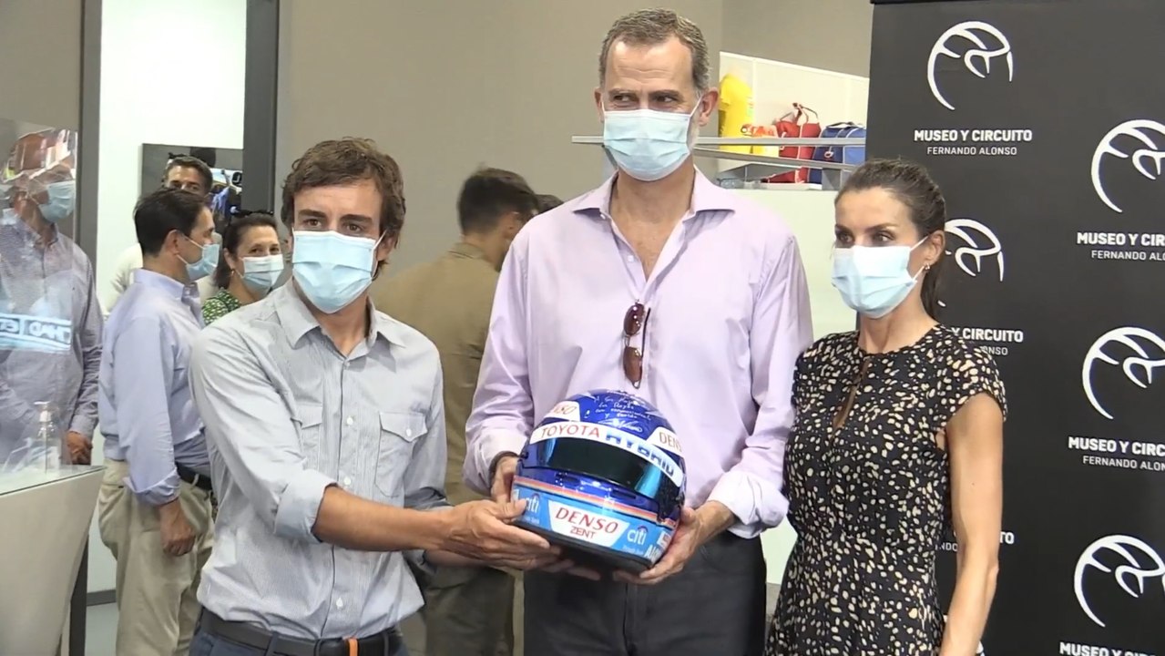 Fernando Alonso, anfitrión de los Reyes de España en Asturias
