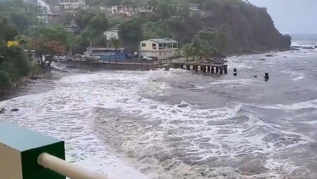 Storm surge from Isaias slams the Puerto Rico coast