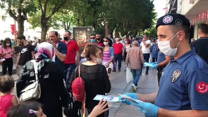 Polisten 'maskotlu' Kovid-19 uyarısı - ESKİŞEHİR