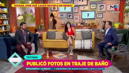 ¡Tatiana habla de su foto sexy en traje de baño y de su ruptura amorosa!