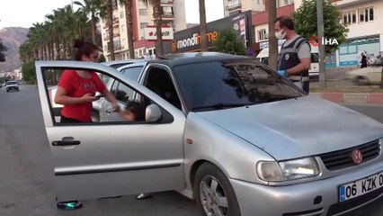 Kozan’da trafik ekipleri sürücüleri kazalara karşı uyardı