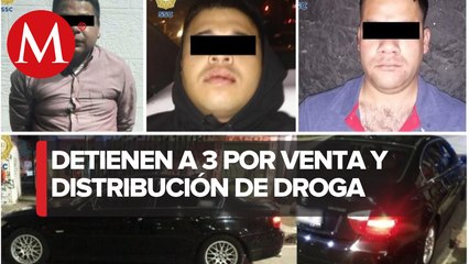 En Coyoacán, caen tres narcomenudistas ligados con robos a cuentahabiente