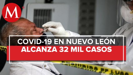 Nuevo León llega a mil 134 muertes y 32 mil casos covid