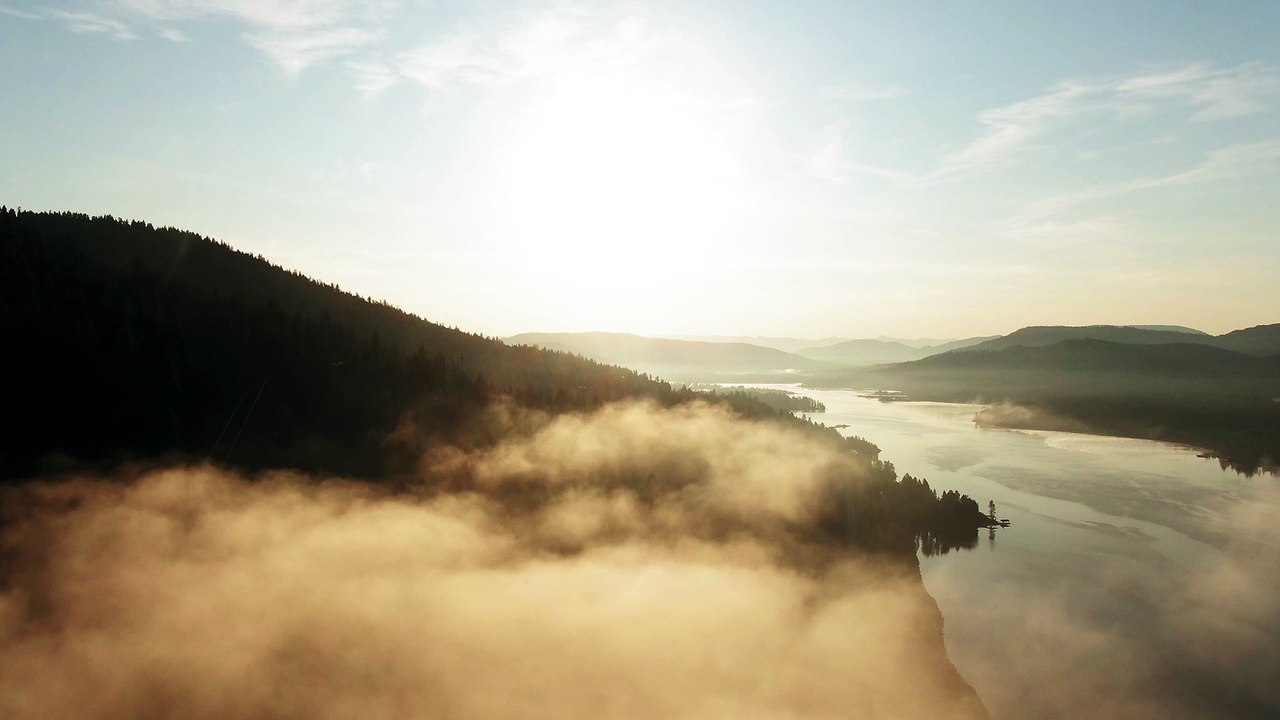 Beautiful View of fog on mountain