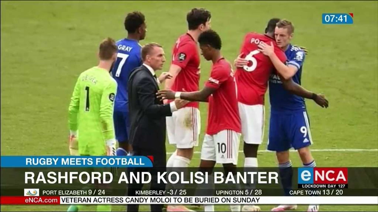 Rashford and Kolisi banter