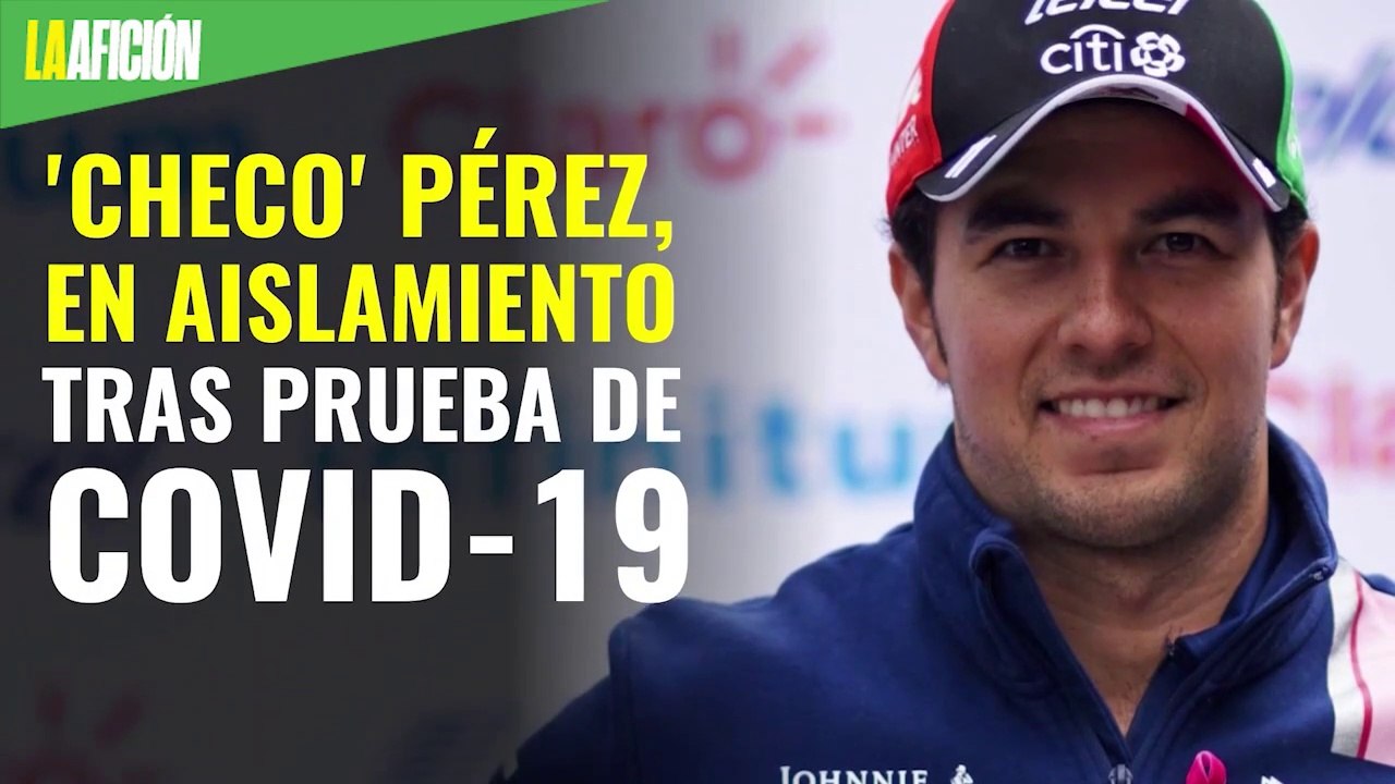 'Checo' Pérez, en aislamiento tras prueba no concluyente de covid-19